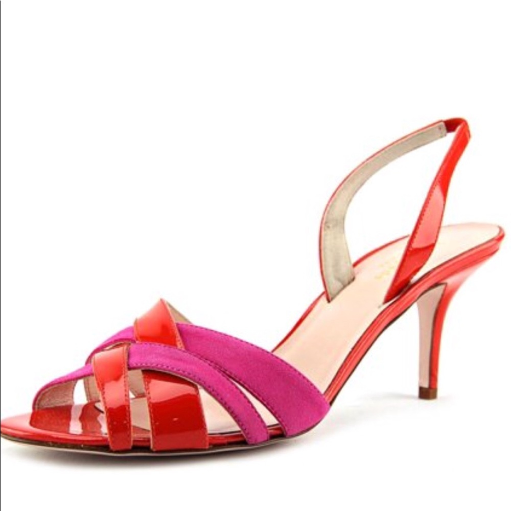 Kate spade pink Sasha slingback pumps